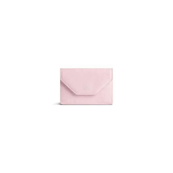 발렌시아가 여성 페탈 핑크 엔벨로프 미니 지갑 7367302AABX5763