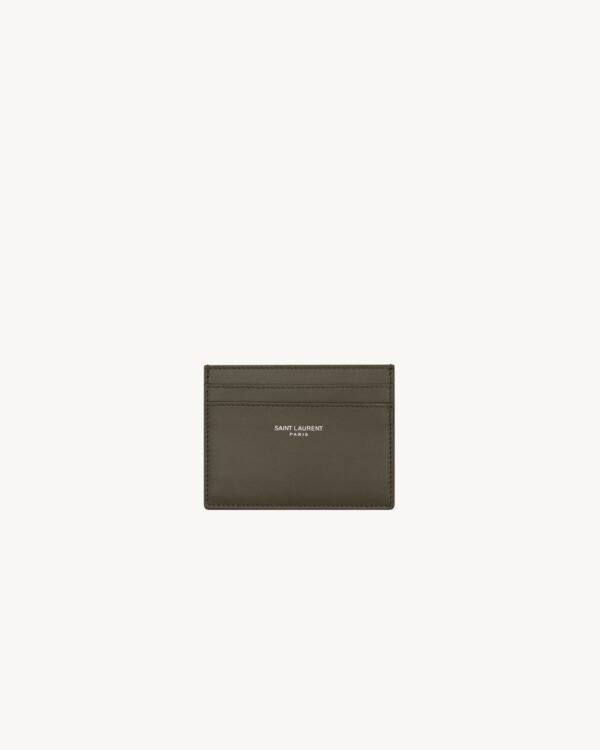 생로랑 부드러운 가죽 소재의 파리 카드 케이스 3759460U90E3212