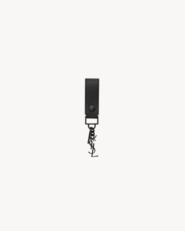 생로랑 그랭 드 푸드르 가죽 카산드라 키링 518323BTY0U1000