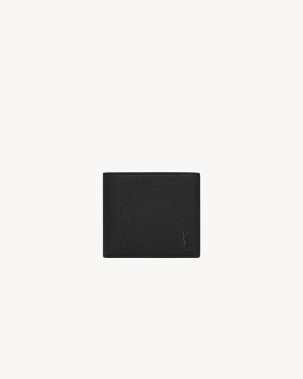 생로랑 그레인드 가죽 동전 지갑이 포함된 카산드라 쉐도우 이스트/웨스트 지갑 687104DTI0E1000