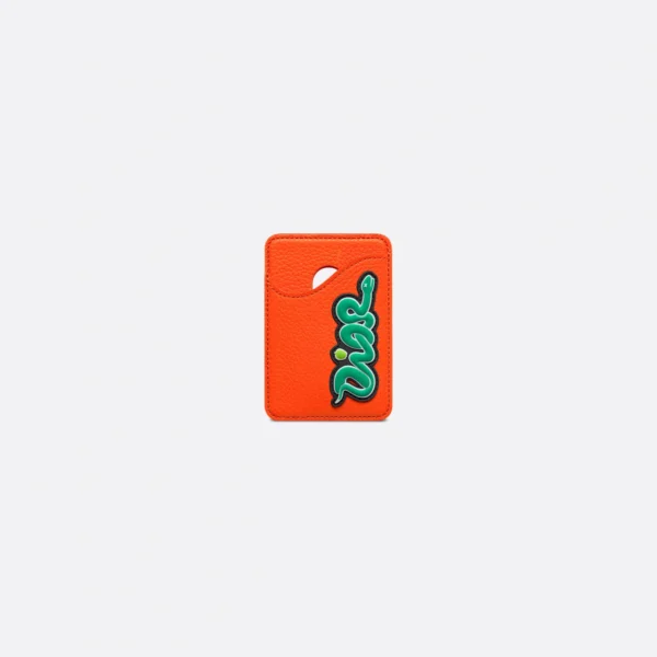 디올 디올 x 카우스 새들 마그네틱 카드 홀더 2ADCH168OYY_H23E