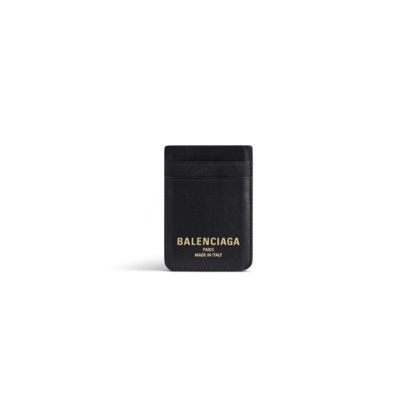 발렌시아가 여성 캐시 2.0 마그넷 카드 홀더 블랙 컬러 8286132ABGH1000
