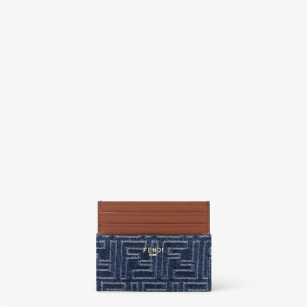 펜디 FF 카드 홀더 파란색 7M0164AUGOF1SCG