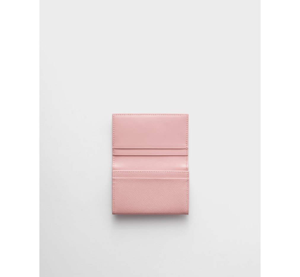 프라다 사피아노 가죽 카드 홀더 복숭아 1MC110_QHH_F0924 - 이미지 2