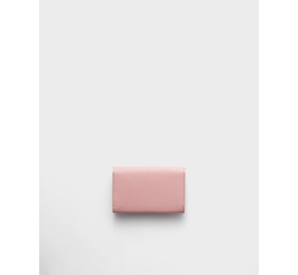 프라다 사피아노 가죽 카드 홀더 복숭아 1MC110_QHH_F0924 - 이미지 3