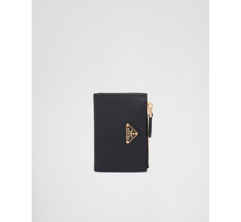 프라다 사피아노 가죽 카드 홀더 검은색 1MC085_QHH_F0002