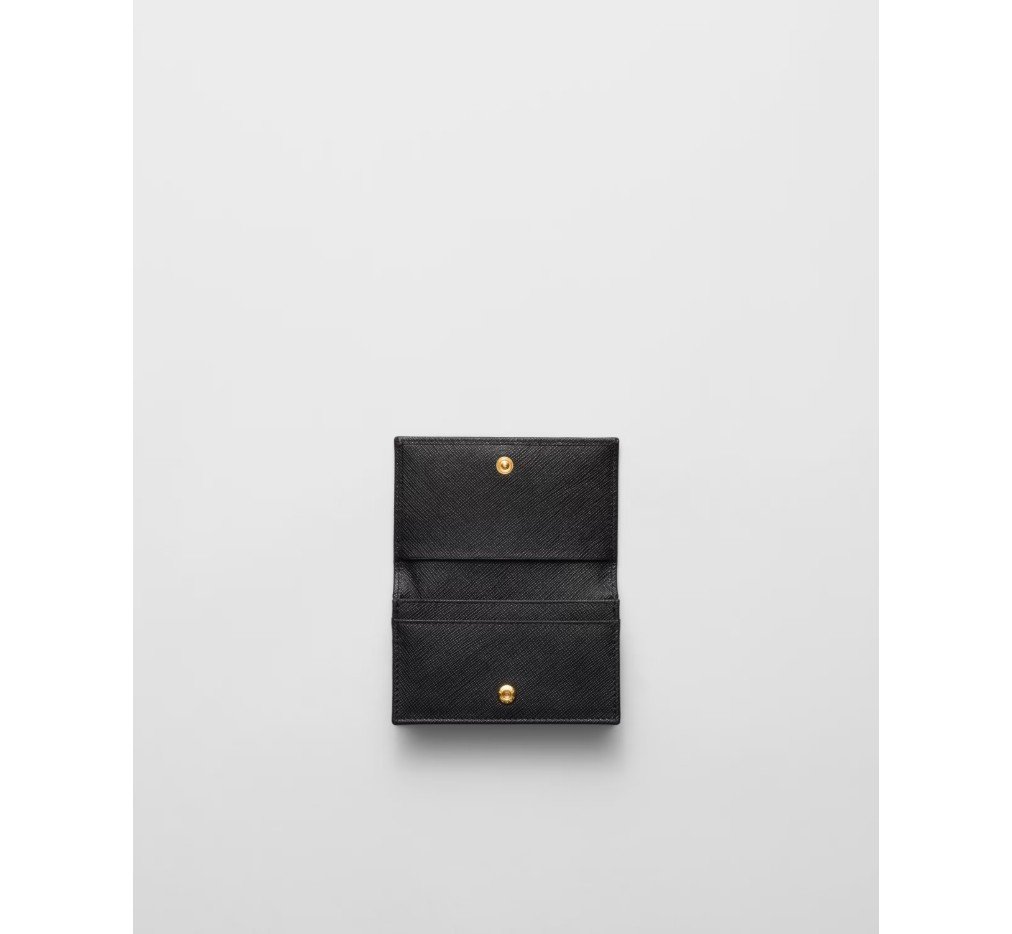 프라다 사피아노 가죽 카드 홀더 검은색 1MC122_QHH_F0002 - 이미지 2