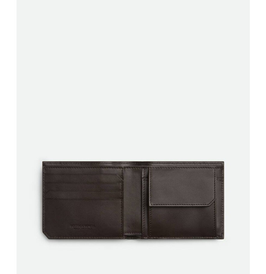보테가 베네타 인트레치아토 피콜로 동전 지갑이 포함된 폴더형 지갑 805654V4LQ22145 - 이미지 3