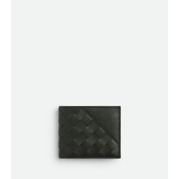 보테가 베네타 인트레치아토 대각선 접이식 지갑, 동전 지갑 포함 818113V57M13009
