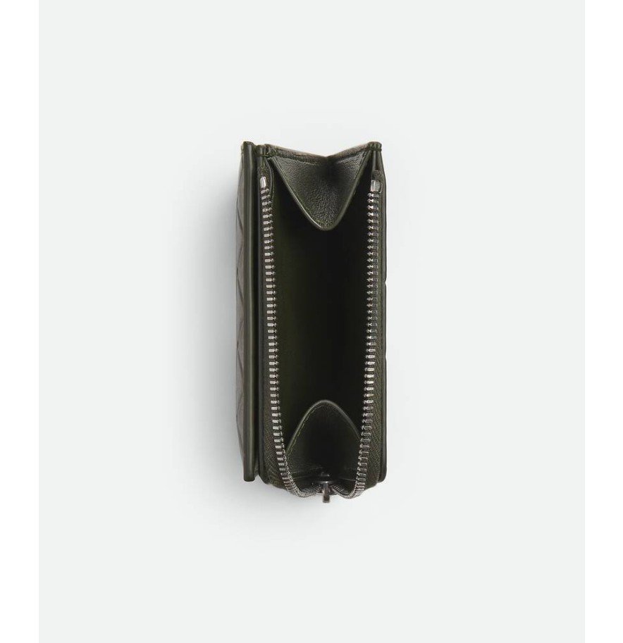 보테가 베네타 인트레치아토 스탬프 바이폴드 지갑 841823V0AQ13203 - 이미지 5