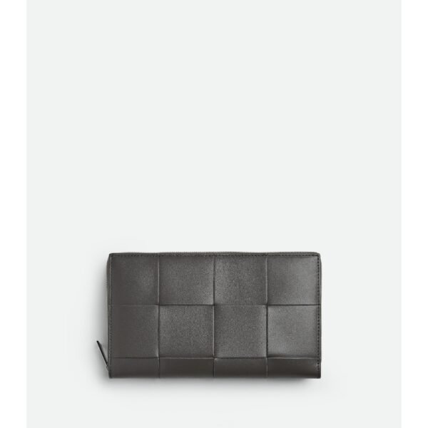 보테가 베네타 카세트 지퍼 어라운드 지갑 814649VBWD51348