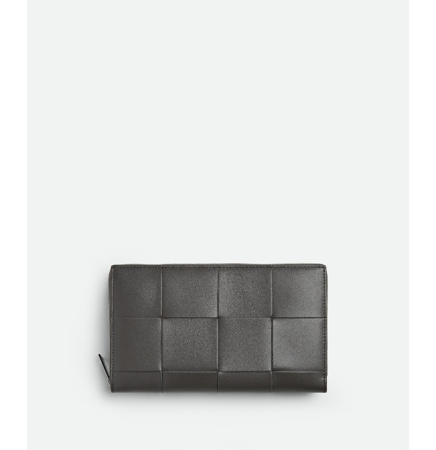 보테가 베네타 카세트 지퍼 어라운드 지갑 814649VBWD51348