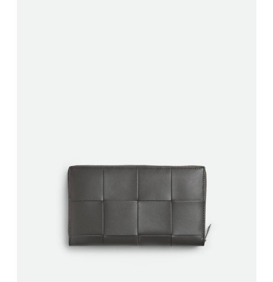 보테가 베네타 카세트 지퍼 어라운드 지갑 814649VBWD51348 - 이미지 5