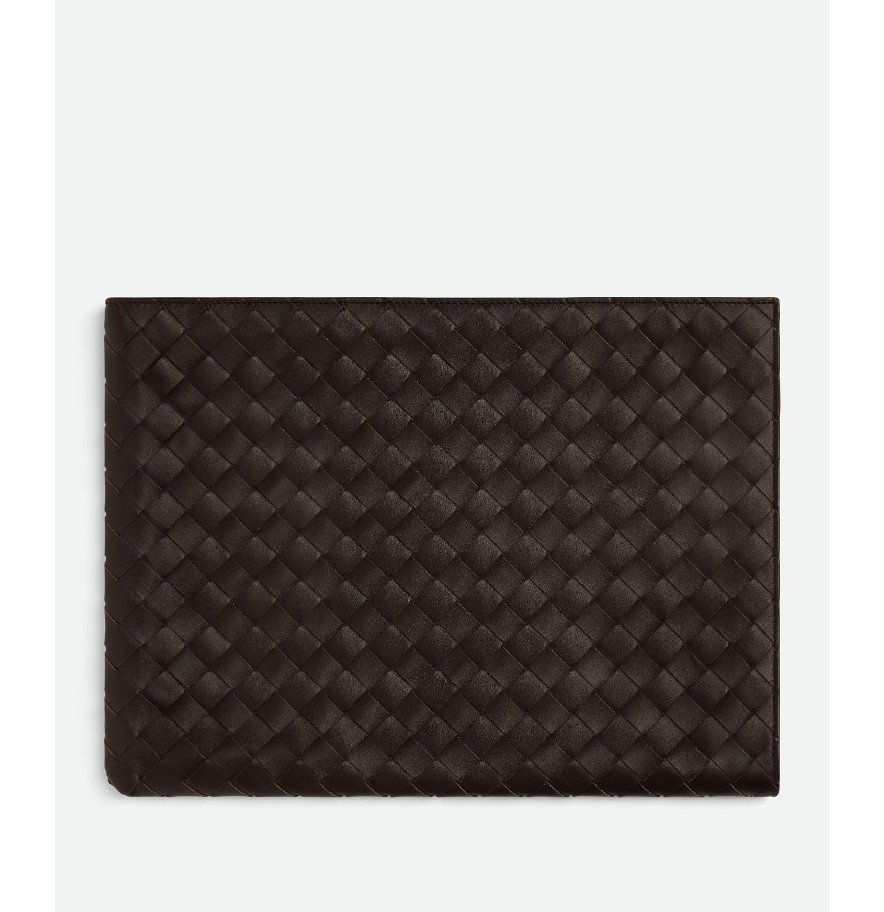 보테가 베네타 인트레치아토 하프 지퍼 파우치 607479VCPQ52126