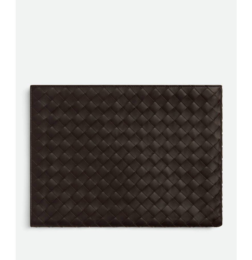 보테가 베네타 인트레치아토 하프 지퍼 파우치 607479VCPQ52126 - 이미지 4