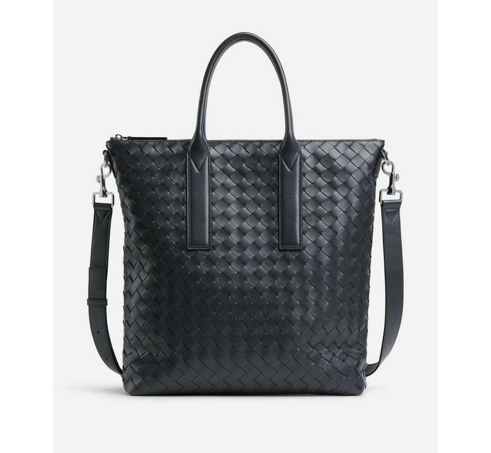 보테가 베네타 인트레치아토 지퍼 남북 토트백 815783V2HL12077 - 이미지 2