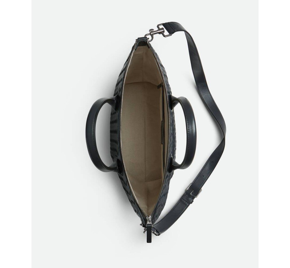 보테가 베네타 인트레치아토 지퍼 남북 토트백 815783V2HL12077 - 이미지 4