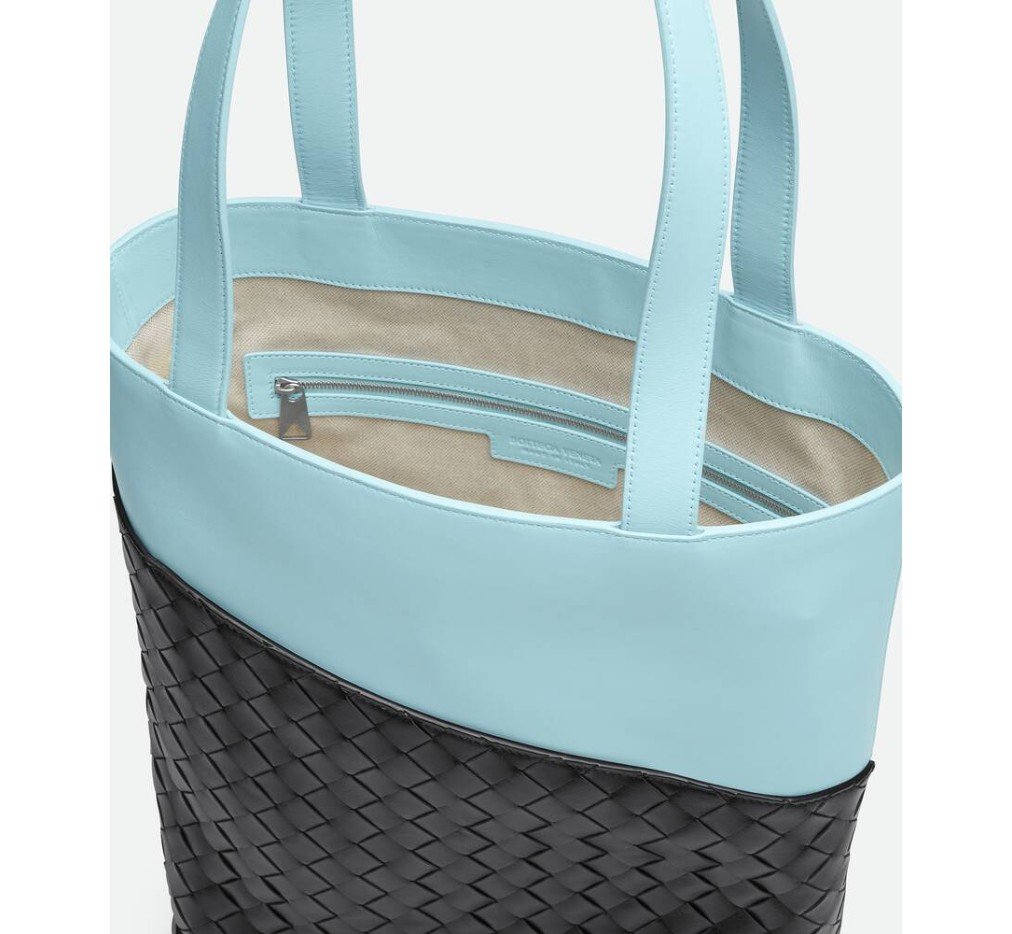 보테가 베네타 스몰 인트레치아토 노스-사우스 토트백 766806V2HL71059 - 이미지 7