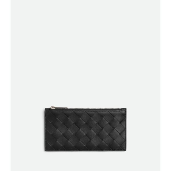 보테가 베네타 인트레치아토 롱 지퍼 카드 케이스 818107V57M23009
