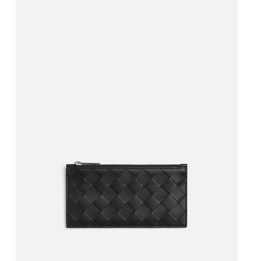 보테가 베네타 인트레치아토 롱 지퍼 카드 케이스 818107V57M23009 - 이미지 2