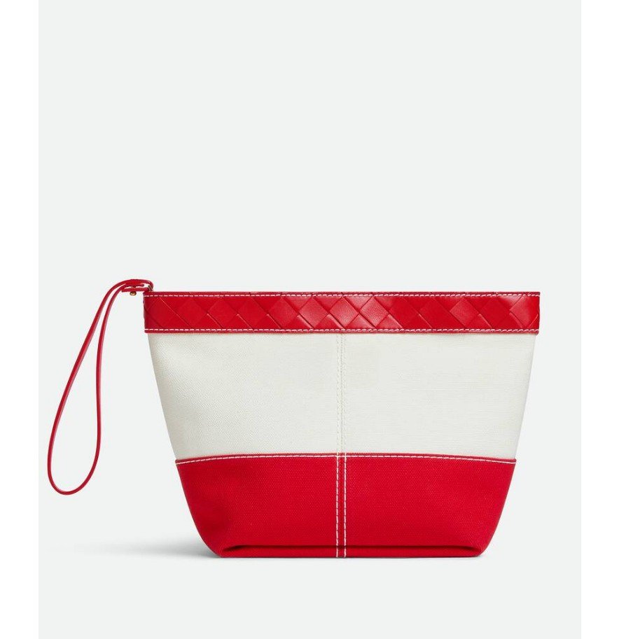 보테가 베네타 플립 플랩 미디엄 파우치 839321V5IO19228 - 이미지 2