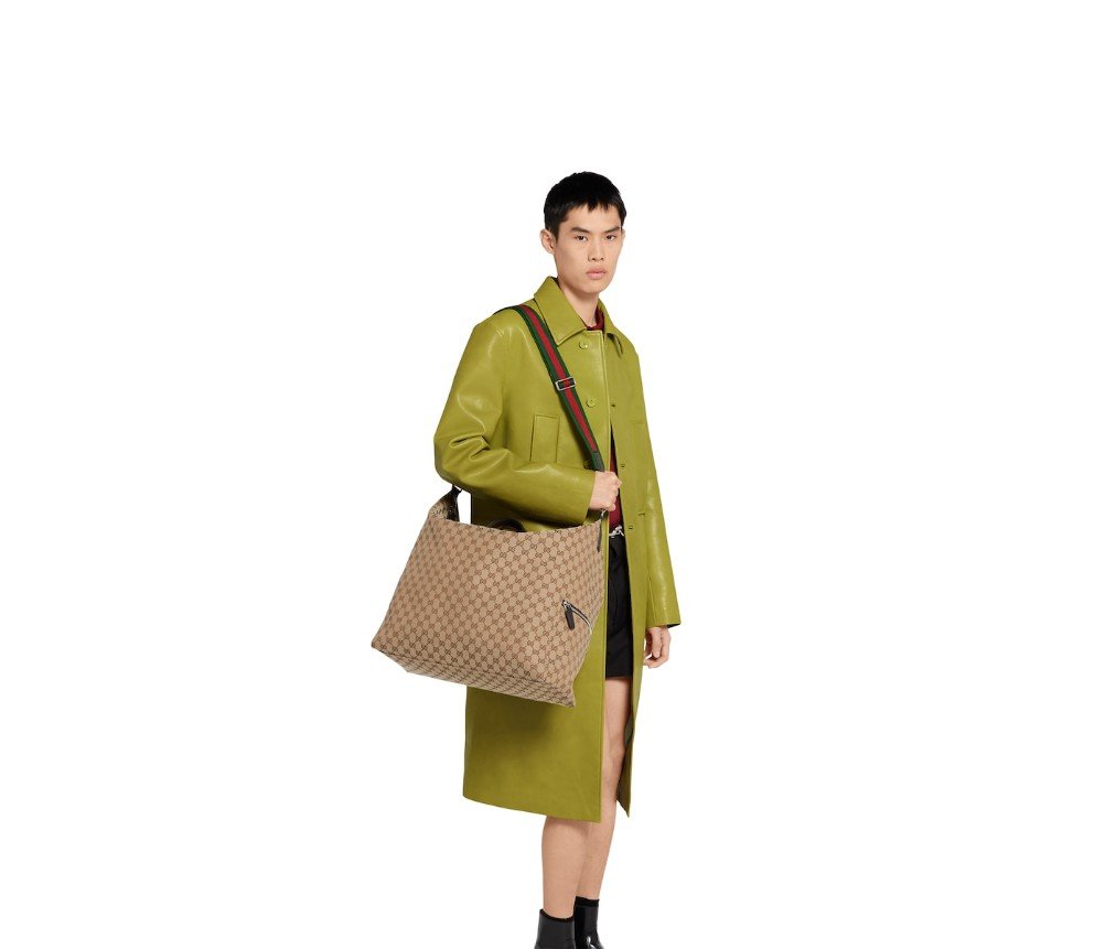 구찌 GG 캔버스 미디엄 더플백 821668FAEHA9794 - 이미지 3