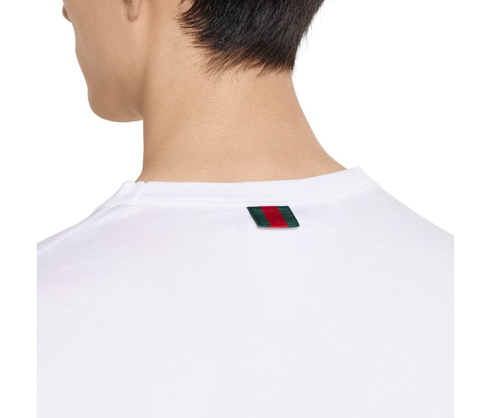 구찌 가벼운 코튼 저지 티셔츠 791547XJG9W9000 - 이미지 6