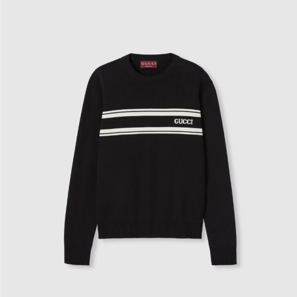 구찌 인타르시아 실크 코튼 스웨터 834313XKEZK1070