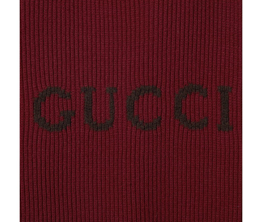 구찌 울 캐시미어 리브 니트 스웨터 833499XKEYJ6005 - 이미지 6