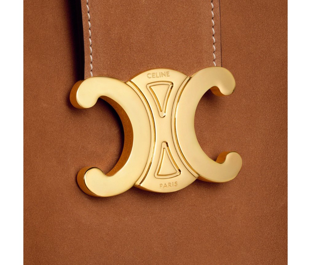 셀린느 누벅 송아지 가죽 미디엄 버킷 루이스 116613GR5.02CM - 이미지 4