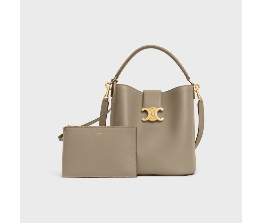 셀린느 부드러운 송아지 가죽 소재의 미디엄 버킷 루이스 116613FX9.18GT - 이미지 5