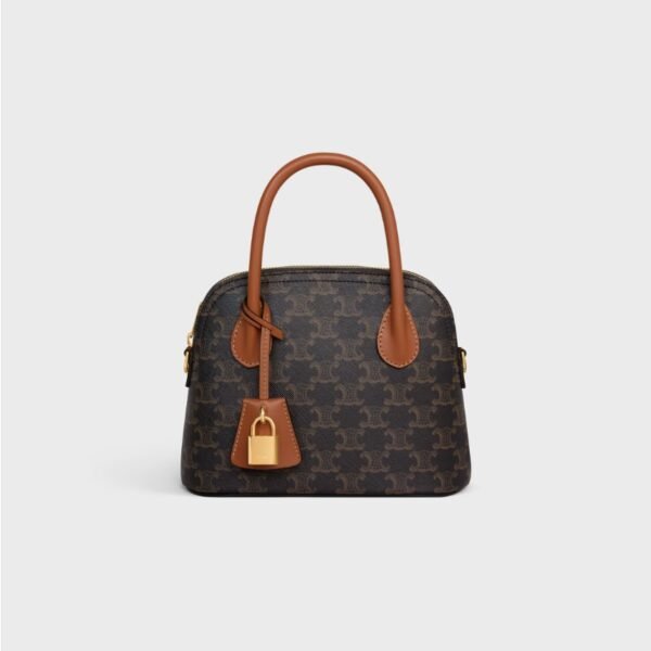 셀린느 트리옹프 캔버스와 송아지 가죽 소재의 틴 호노린 백 120682DNK.04LU