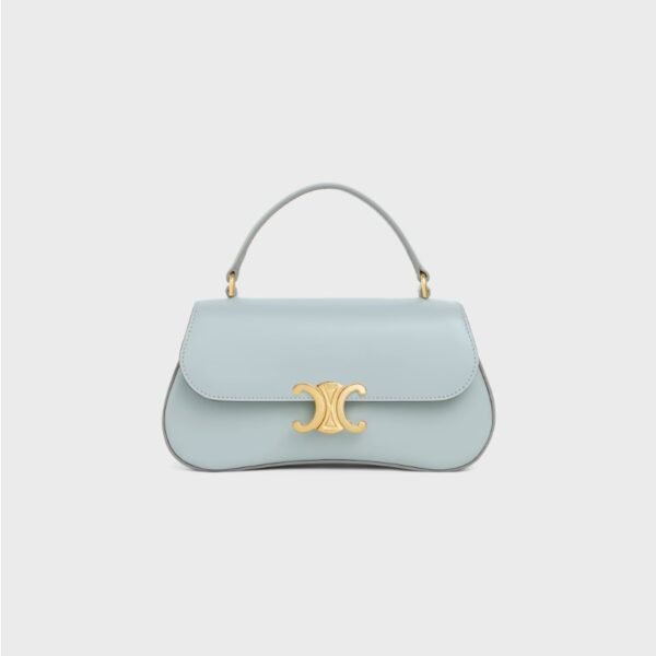 셀린느 샤이니 송아지 가죽 소재의 틴 셀린 롤라 119533BF4.38NO