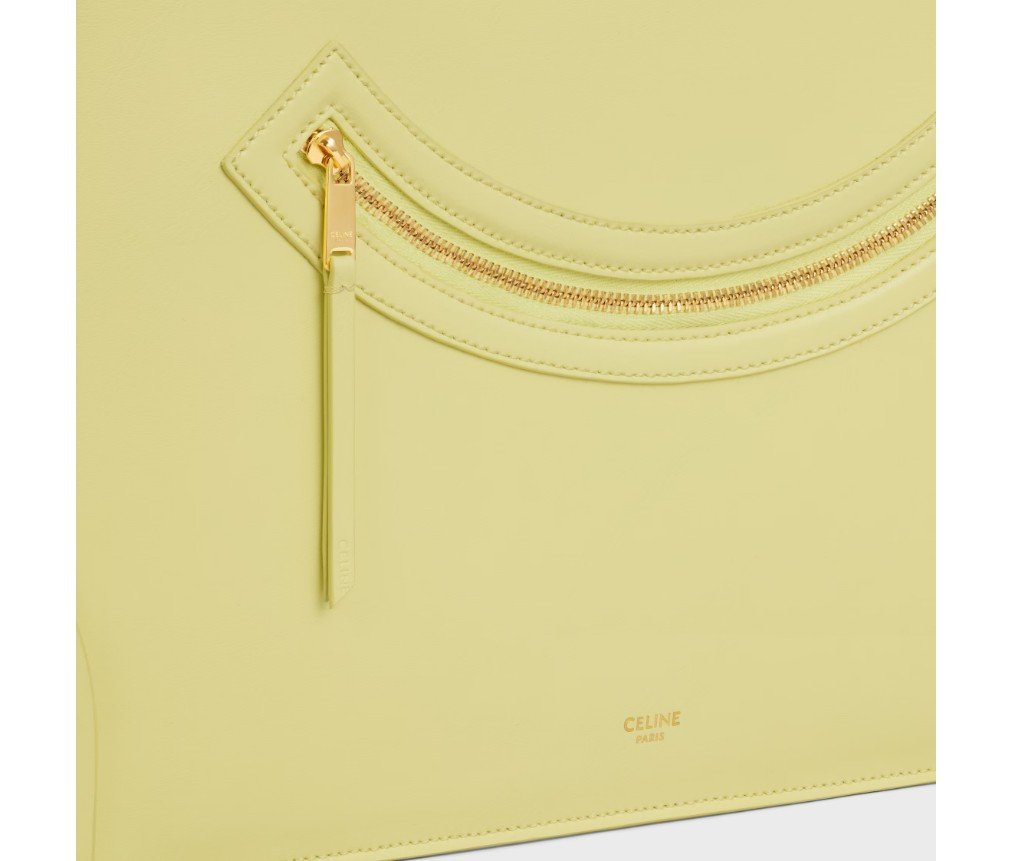 셀린느 광택 있는 송아지 가죽 플랫 카바스 새 러기지 123963GW4.11CU - 이미지 3