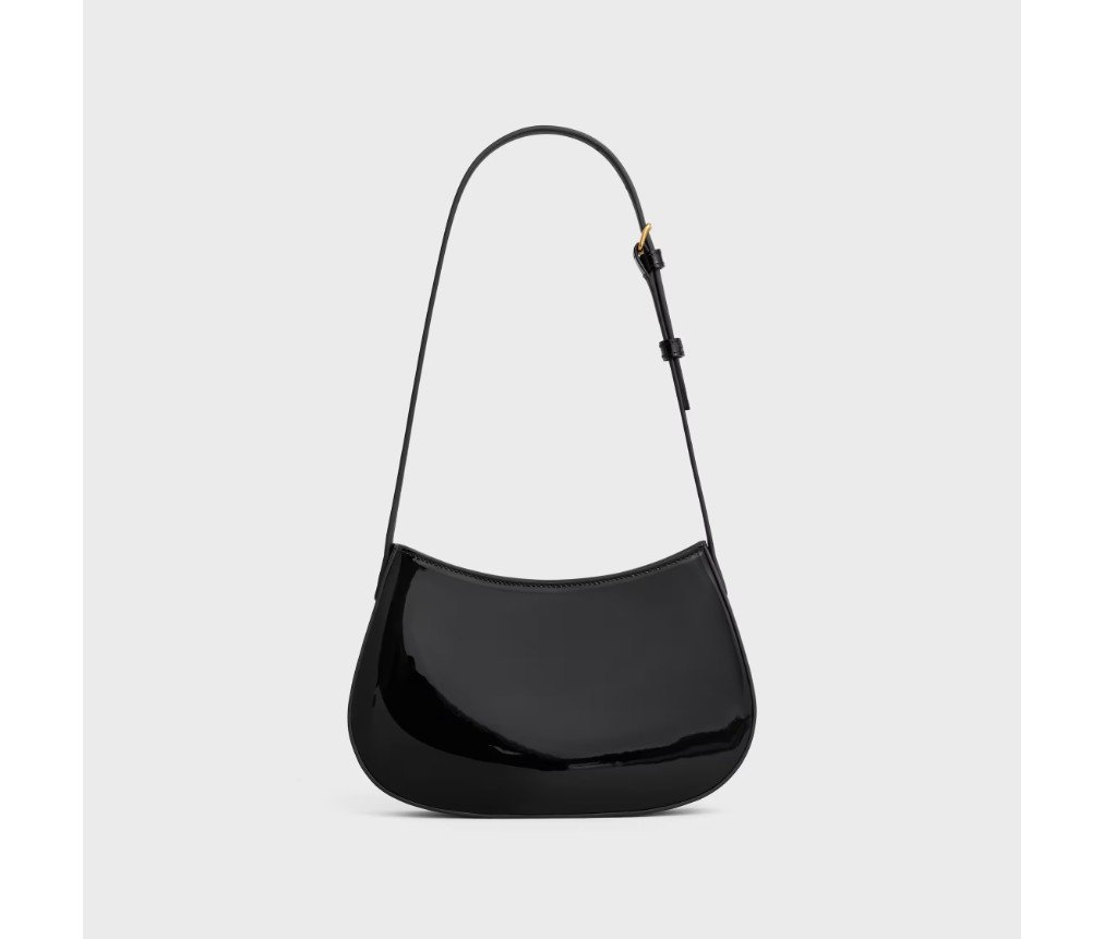 셀린느 에나멜 송아지 가죽 소재의 미디엄 틸리 백 115703FZO.38NO - 이미지 2