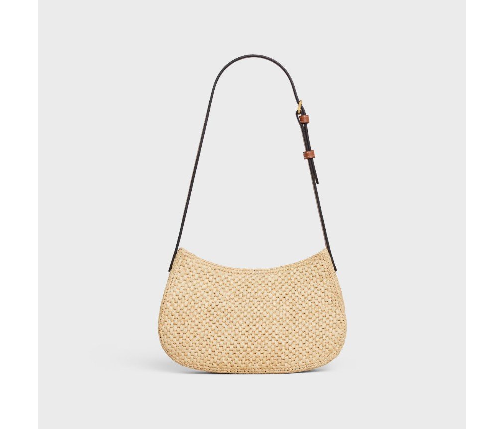 셀린느 라피아와 송아지 가죽 소재의 미디엄 틸리 백 115703BF4.01RC - 이미지 2