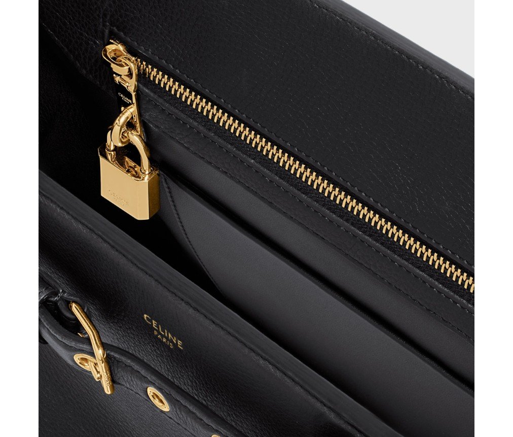 셀린느 부드러운 그레인드 송아지 가죽으로 만든 콘티 백 199873EZJ.38NO - 이미지 3