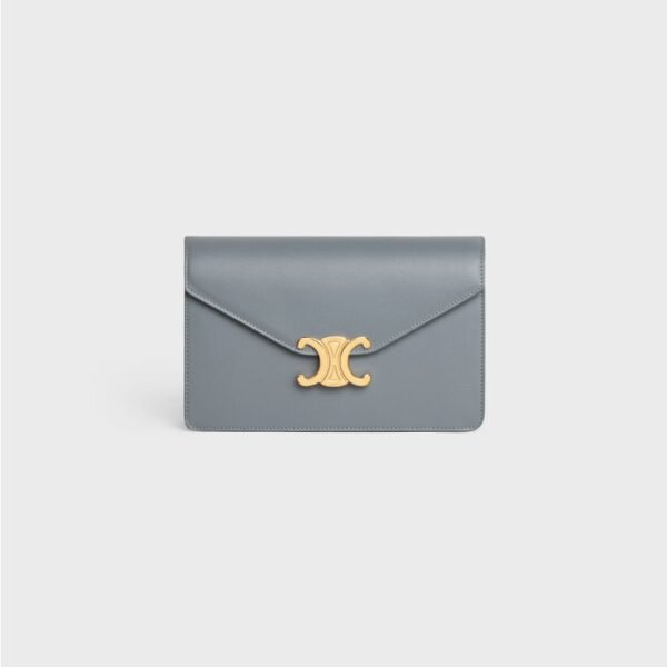 셀린느 샤이니 송아지 가죽 소재의 체인 마고 지갑 10L033DPV.07LG