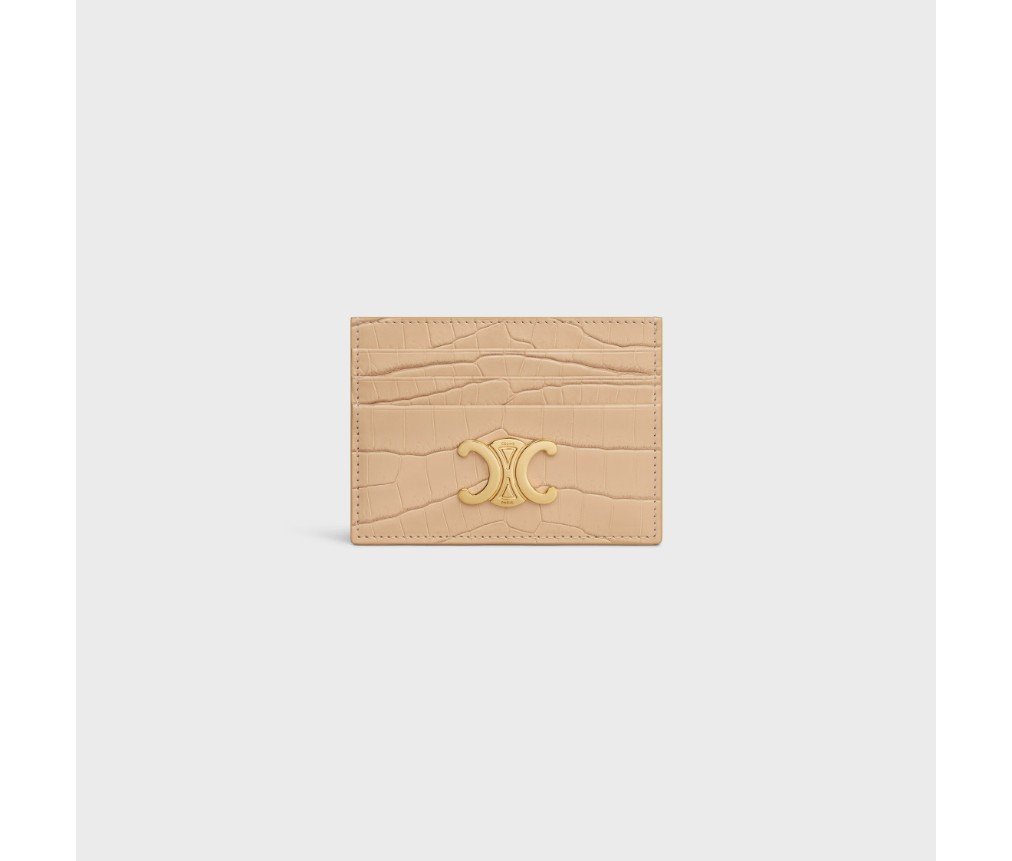 셀린느 NILOTICUS CROCODILE 카드 지갑 TRIOMPHE 10L834EF9.02EU