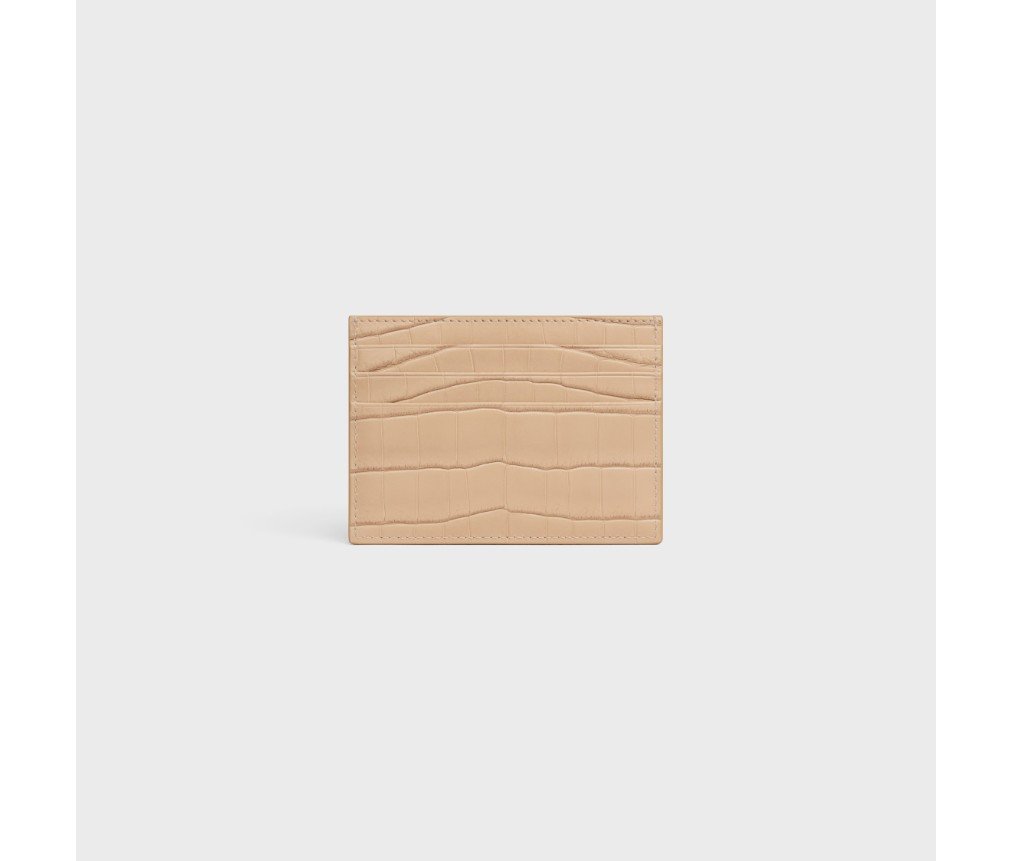 셀린느 NILOTICUS CROCODILE 카드 지갑 TRIOMPHE 10L834EF9.02EU - 이미지 2