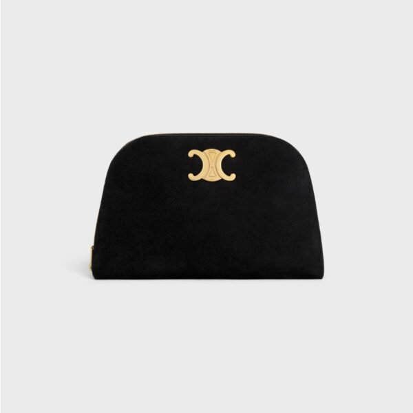 셀린느 스웨이드 송아지 가죽 파우치 트리옹프 10N073GHG.38NO