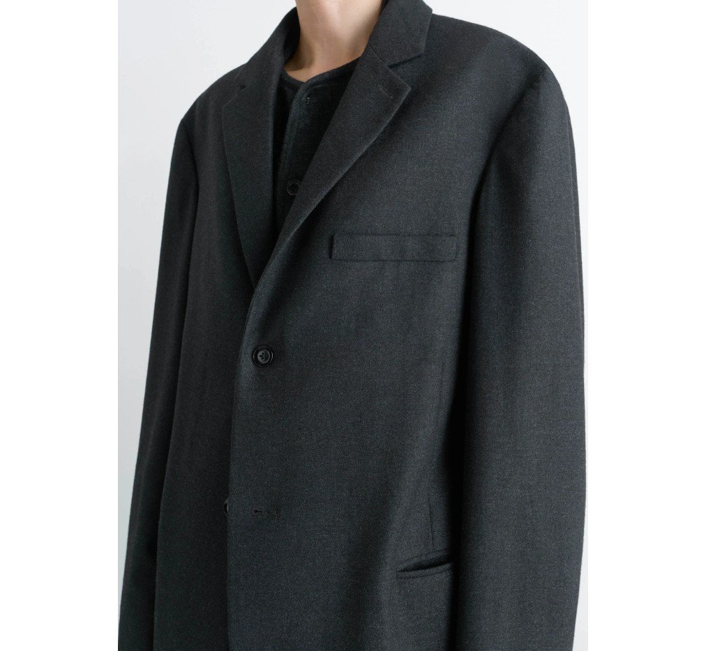 르메르 소프트 싱글 브레스티드 재킷 CO1147LF1158_MU190_1 - 이미지 3