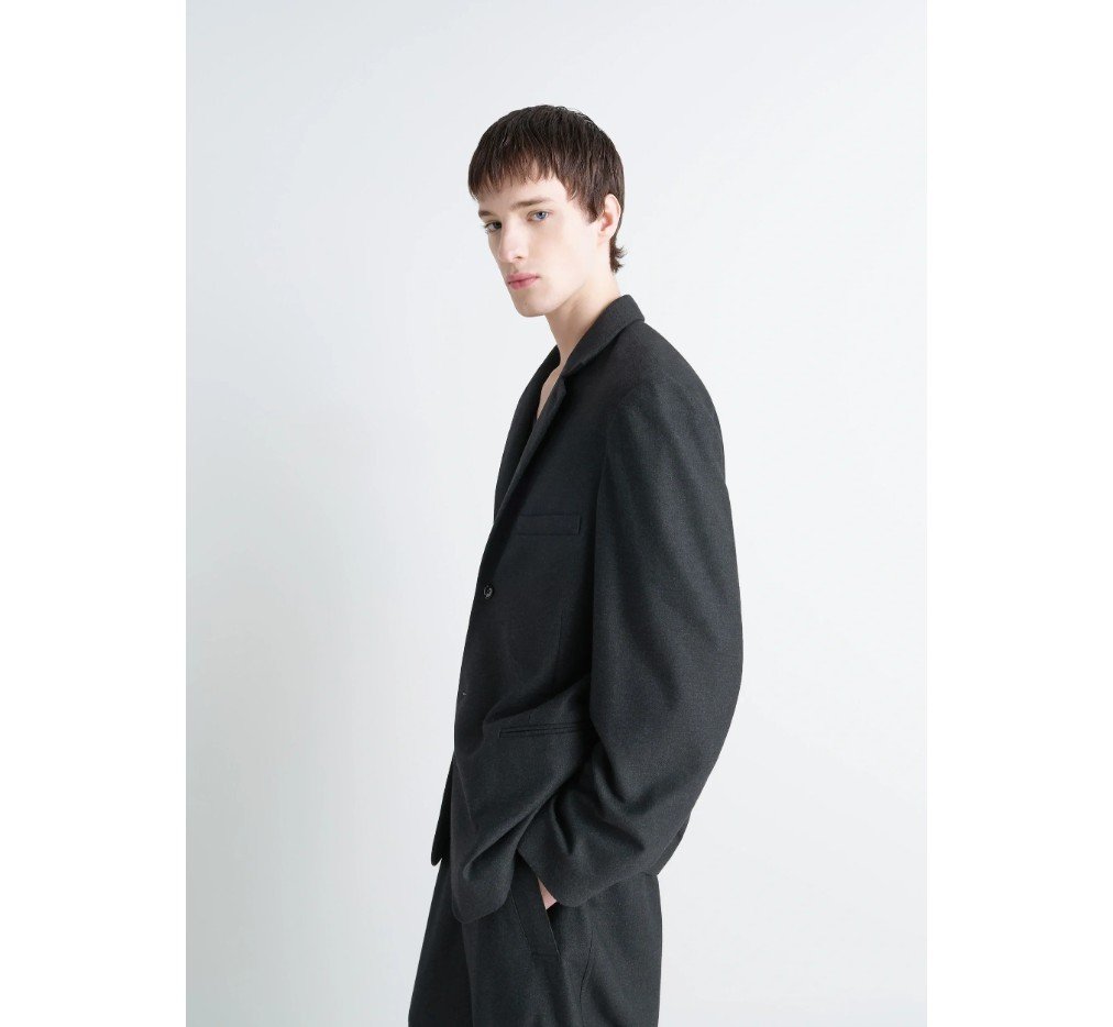 르메르 소프트 싱글 브레스티드 재킷 CO1147LF1158_MU190_1 - 이미지 6