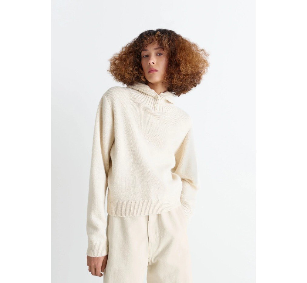lemaire SWEATER WITH HOOD TO1485_LK087_BK966_1