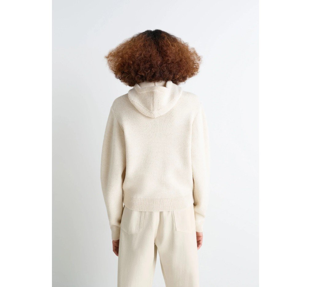 lemaire SWEATER WITH HOOD TO1485_LK087_BK966_1 - 이미지 4