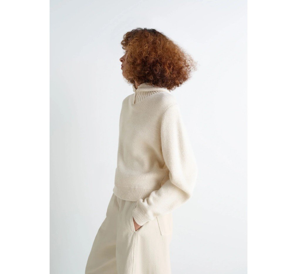 lemaire SWEATER WITH HOOD TO1485_LK087_BK966_1 - 이미지 5