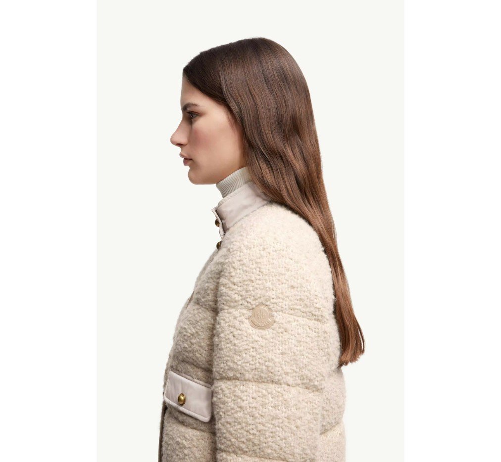 몽클레르 블랜디 울 블렌드 부클레 쇼트 다운 재킷 K20931A00193598XQ23S_G