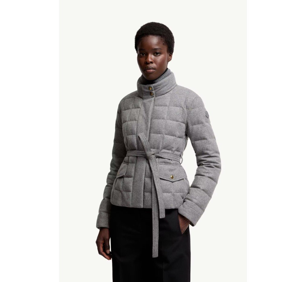 몽클레르 부셋 울 블렌드 벨티드 숏 다운 재킷 K20931A0010789B0Y935_B - 이미지 3