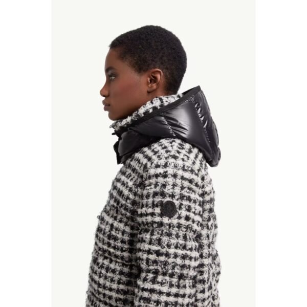 몽클레르 안드론 트위드 후드 숏 다운 재킷 K20931A00246598YNF90_G