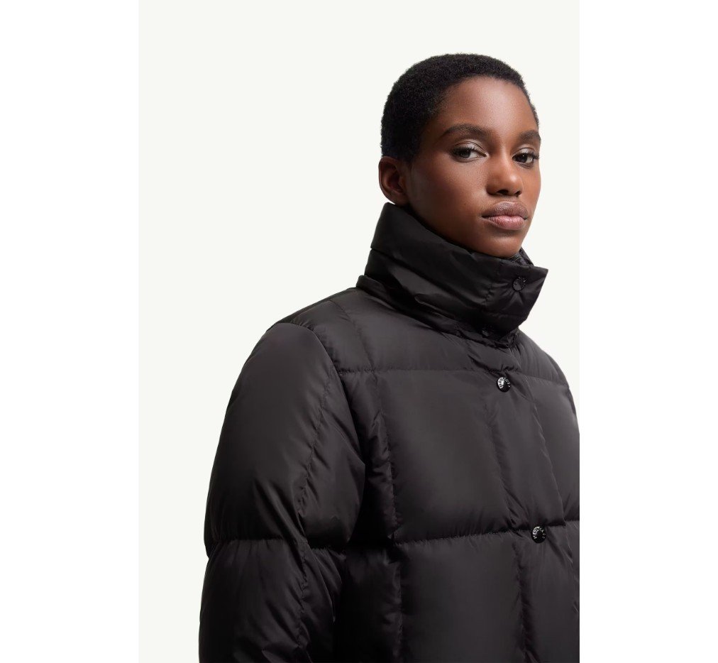 몽클레르 리틀 스퀘어 퀼팅 후드 롱 다운 재킷 K20931C00020539ZD99B_B - 이미지 5